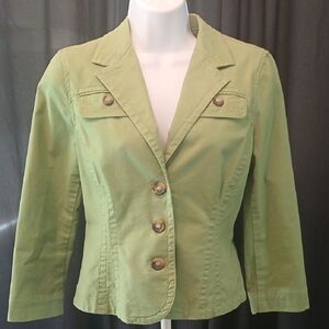 Tommy Hilfiger Green Blazer Jacket